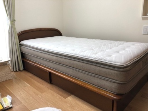 シングルベッドとマットレスのセット　引き取りの方限定