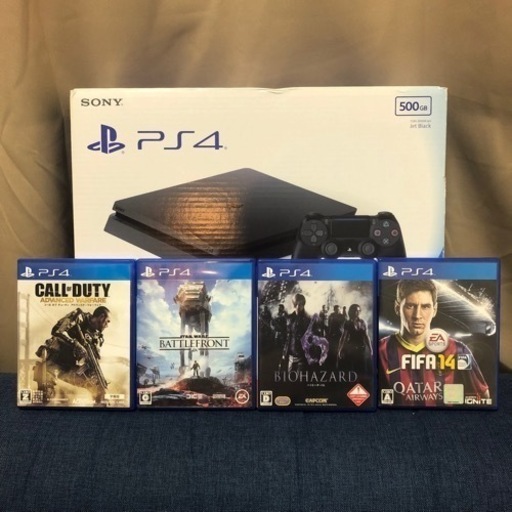 PS4 一式！&カセット4本セット！すぐ遊べます！(値下げしました！)