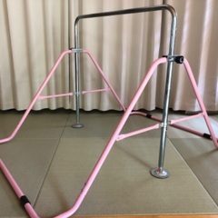 室内用　鉄棒　ピンク　中古
