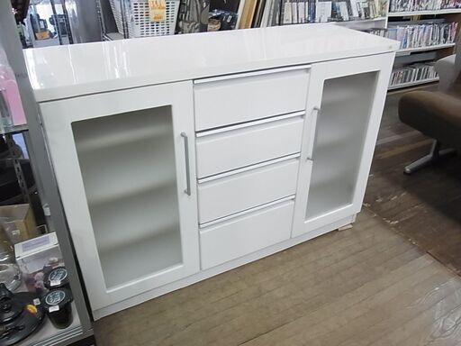 キッチンカウンター ホワイト 食器棚 レンジボード キッチン