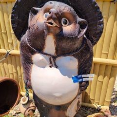 信楽焼き　大たぬき　置物