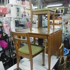 コリド　幅80-120　伸縮式ダイニングセット　ダイニングテーブル　ダイニングチェア