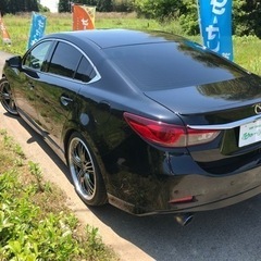 アテンザ 25年 車検6年6月 6速MT XD ナビ エアロ 車高調 20インチの画像