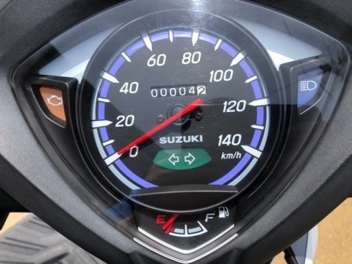 スズキ　アドレス110cc  2016年式 超美品  走行4.２km  6年放置不動車