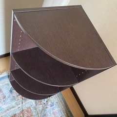 コーナー3段 カラーボックスの画像