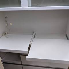 【お値下げ致しました！！】?松田家具? 2面レンジボード? 収納家具 キッチン家具?No1437
