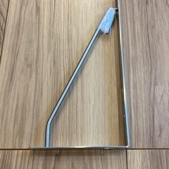 【お引き渡し先決まりました】ステンレスアーム棚受(合計12本) / L字金具 / 新品未使用の画像