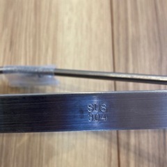 【お引き渡し先決まりました】ステンレスアーム棚受(合計12本) / L字金具 / 新品未使用の画像