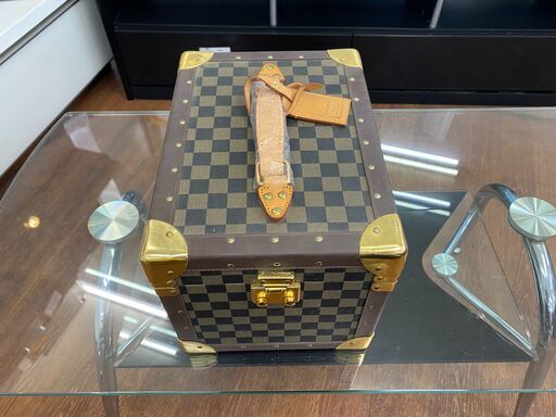 【リサイクルショップどりーむ天保山店】●2397●　小物入れ　コスメバック　チェック柄　CELEB 　GINZA　Mede　in japan