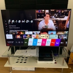 LG 55 インチスマートテレビ　＋テレビ台付き 値下げ‼️ 決...