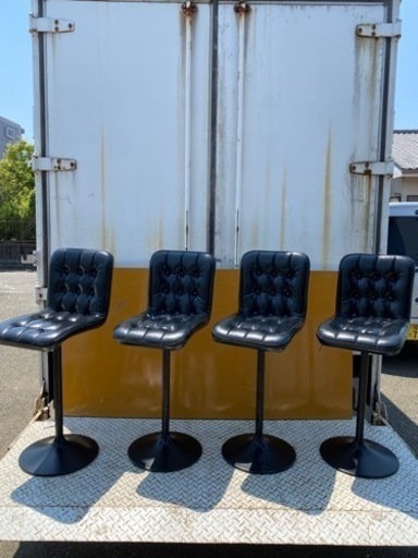 カウンターチェア ゲーミングチェア 3脚 バー カフェ スナック