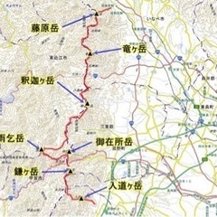 一緒に鈴鹿セブン一泊二日縦走しましょう！