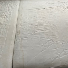 セミダブルベッド　マニフレックスマットレス付き　掛け布団おまけの画像