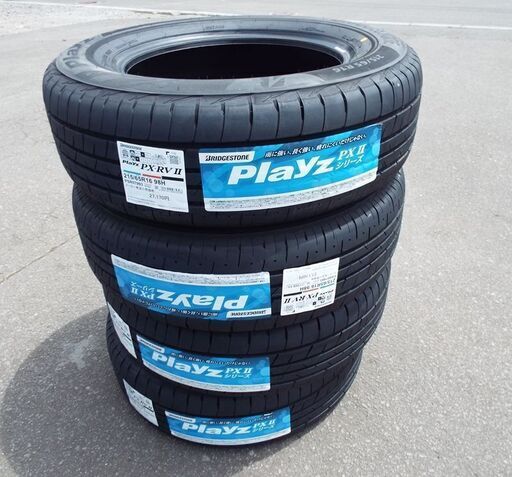 ブリヂストン Playz PX-RVII 215/65R16 98H 22年製 サマータイヤ 4本セット プレイズ 低燃費タイヤ
