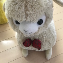 アルパカぬいぐるみ　クリーム