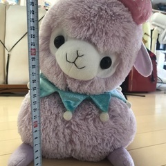 アルパカぬいぐるみ　ピンク