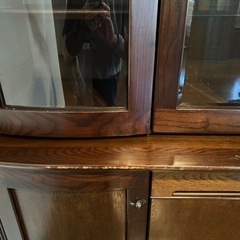 二段食器棚　差し上げます。の画像