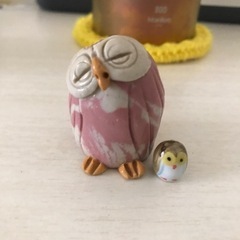 フクロウの置物