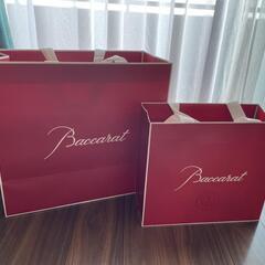 バカラBaccarat 空箱ショップ袋3点set