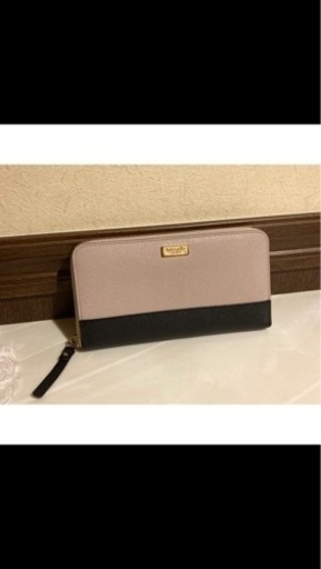 極美品☆kate spade ☆レザー ラウンドファスナー 長財布