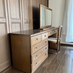 多収納ドレッサー　差し上げますの画像