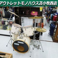 現状品 ドラムセット イス ドラムスティック付き 打楽器 苫小牧西店