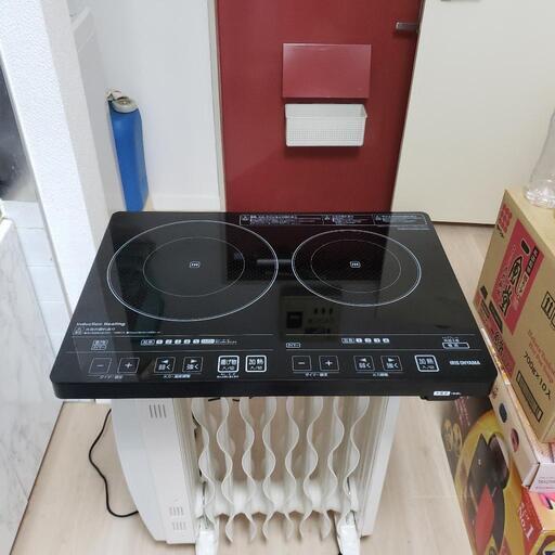 【値下げしました。6000～5000】アイリスオーヤマIHクッキングヒ－タ－値下げしました。