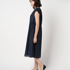 【新品 / 31 Sons de mode】サイドギャザーワンピース サイズMの画像