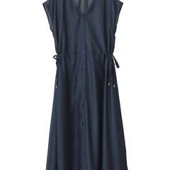 【新品 / 31 Sons de mode】サイドギャザーワンピース サイズMの画像