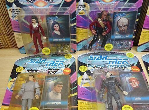 未開封 Playmates STAR TREK THE NEXT GENERATION SPACE. THE FINAL FRONTIER. フィギュア 15体セット スタートレック 札幌市 豊平区