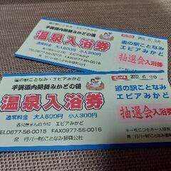 エピアみかど【みかどの湯】入浴券二枚の画像
