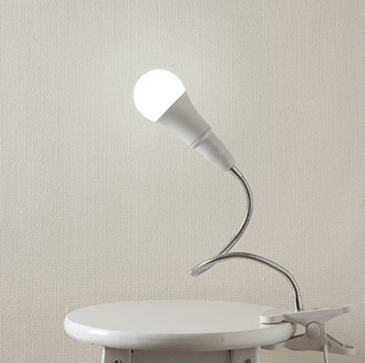 デスクライト （クリップライト 照明）LED電球付き