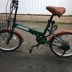 【取引中】20インチ折りたたみ自転車