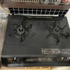 (お取引の方決定済)都市ガス用パロマ　二口ガスコンロ