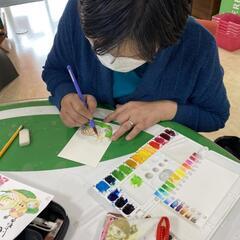 上手下手ではなく味のある文字や絵を描こうあおなみ線小本駅前inサ...