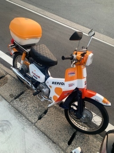 スーパーカブ90デラックス★レプソルカラー★セル付き★自賠責付き★新品マフラー付き★