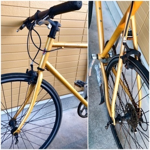 TOKYO BIKE トーキョーバイク 定価9万円程 クロスバイク 自転車 クロモリ ロードバイク マウンテンバイク 
