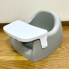 ［極美品］ベビーチェア カリブ テーブル付　グレー