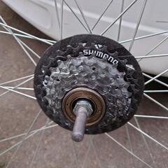 27インチ ホイール 前後 自転車の画像