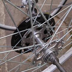 27インチ ホイール 前後 自転車の画像