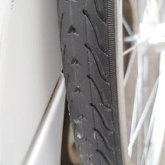 27インチ ホイール 前後 自転車の画像