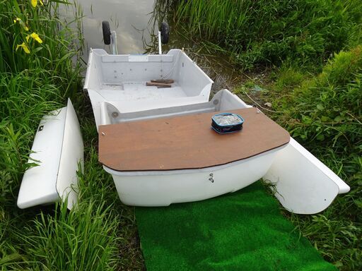 ２分割ボートで軽に乗ります