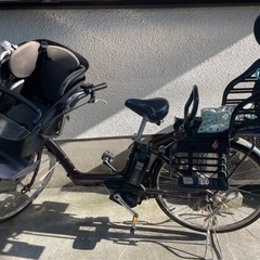 防犯登録解除済/子供乗せ電動自転車