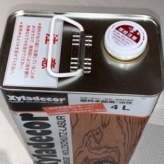 キシラデコール 4L 新品 未使用 エボニの画像