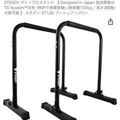 steady ディップスバー 筋トレ 鹿児島 一回使用のみ