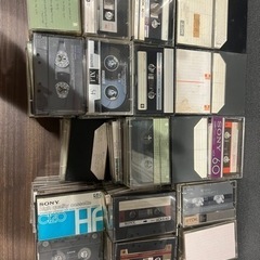 使用済みカセットテープ大量セット