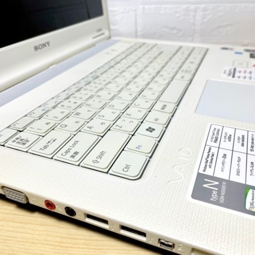 毎日22時に値下げ致します人気のVAIOノート新品SSD換装☆オフィス付/Wi-Fi /DVDドライブ