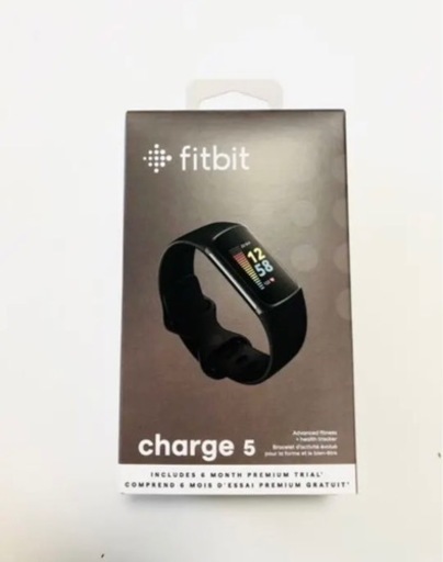 Fitbit Charge 5 トラッカー  ブラック/グラファイト　新品