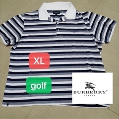 BURBERRY GOLF バーバリー ゴルフ XL ポロシャツ...
