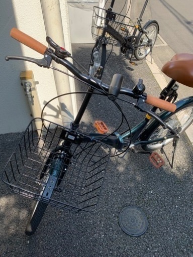 【受付一時締切】?美品?シマノ製6段変速付き折り畳み自転車